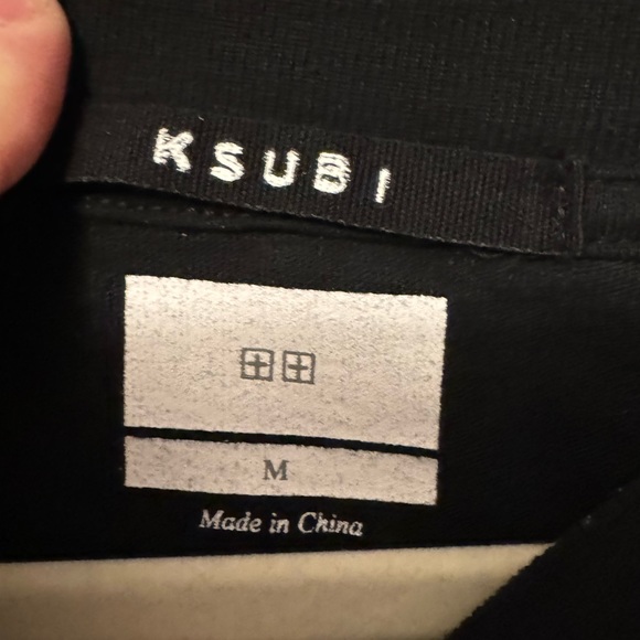 Ksubi Men’s Biggie Embroidered Jet Black Royalty Tee Size M - NWOT’s - Picture 5 of 6